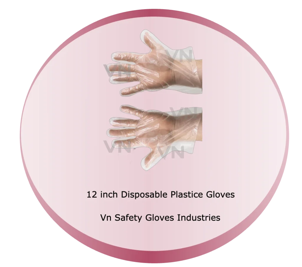 12 inch Disposable Plastice Gloves