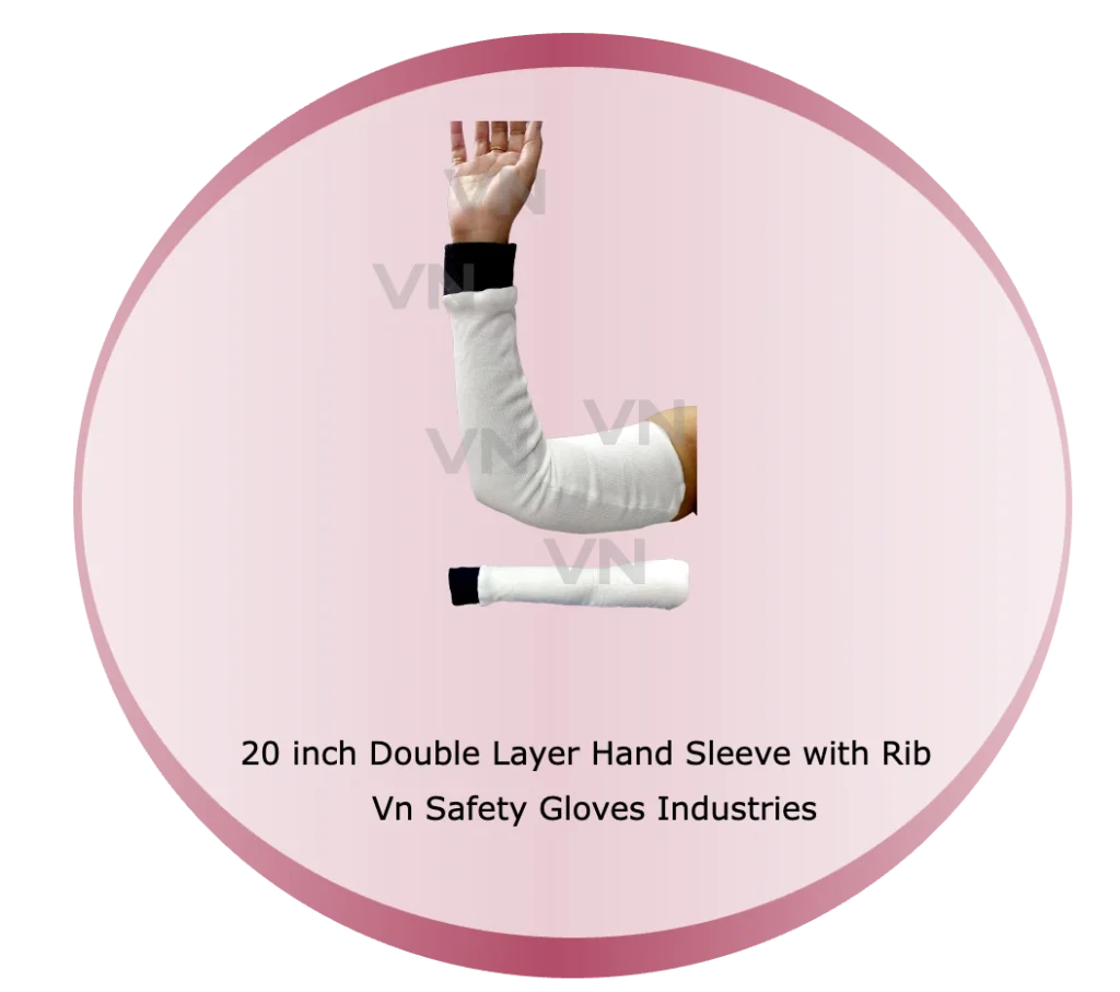 20 inch Double Layer Hand Sleeve with Rib